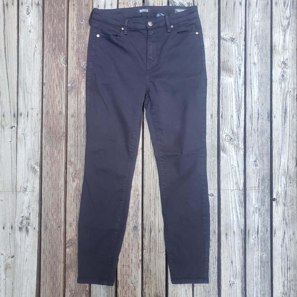 Buffalo David Bitton Black Hanna High-Rise Soft Stretch Skinny Pants - 6/28